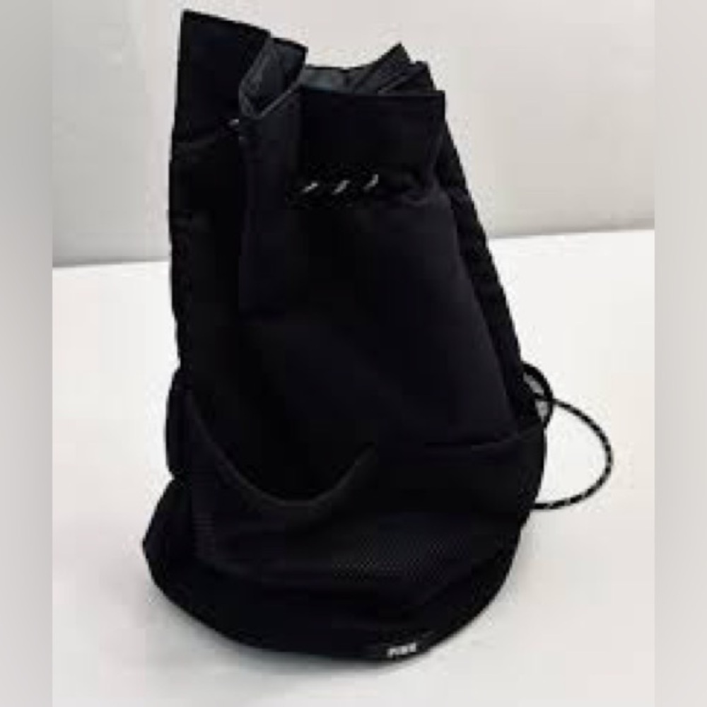 Victoria’s Secret Pink Black Drawstring Backpack - Picture 3 of 4